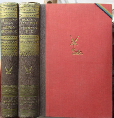 Terescsényi Gyula - 2 db könyv a Turul Szépmíves regények sorozatból: Bolygó Magyarok + Tékozló fiú