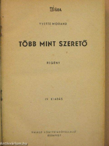 Yvette Morand - Több mint szerető