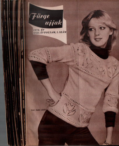 12 db Frge ujjak 1978. v XXII. vfolyam, 1-12. szm (teljes vfolyam.)
