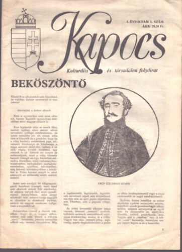 Sz. Nagy Sándor (főszerk.) - Kapocs I. évfolyam 1. szám (1991)