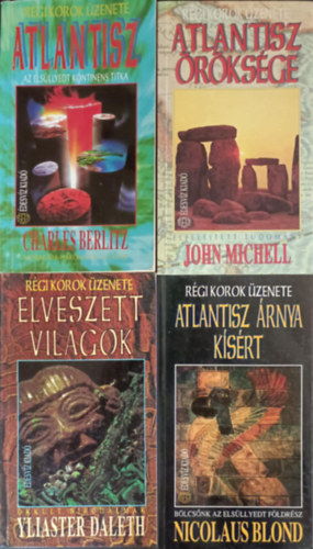 Charles Berlitz, Yliaster Daleth, John Michell, Nicolaus Blond - Rgikorok zenete knyvcsomag