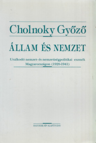 Cholnoky Gyz - llam s nemzet