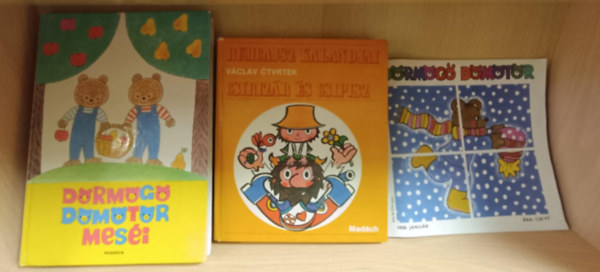 Mese könyvcsomag / Dörmögő Dömötör meséi, Rumcájsz kalandjai, Dörmögő Dömötör 1988 január