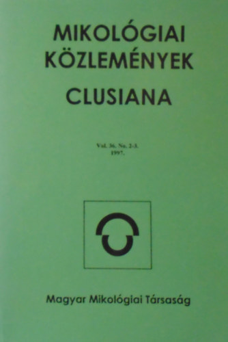 Dr. Sznt Mria - Clusiana Vol. 36. / No. 2-3.