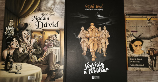Rejt� Jen� - 2db k�l�nleges Rejt� Jen� m�  + aj�nd�k Rejt� Jen� reg�ny - J�gvir�g a Pokolban-Rejt� Jen� �letrajzi k�preg�ny, Madam D�vid + Csontbrig�d
