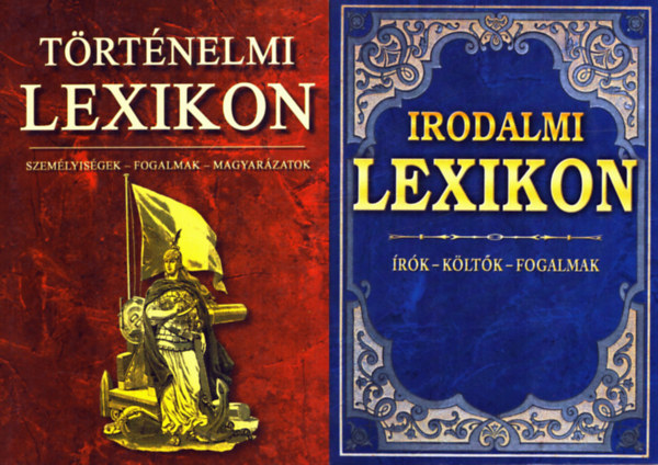 Barta Klra, cs Mikls - 2 db lexikon: Irodalmi lexikon, Trtnelmi lexikon