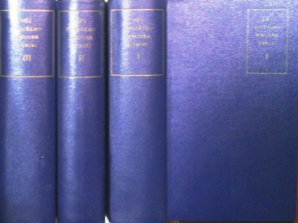 Szépirodalmi Könyvkiadó - Hét évszázad magyar versei I-III.