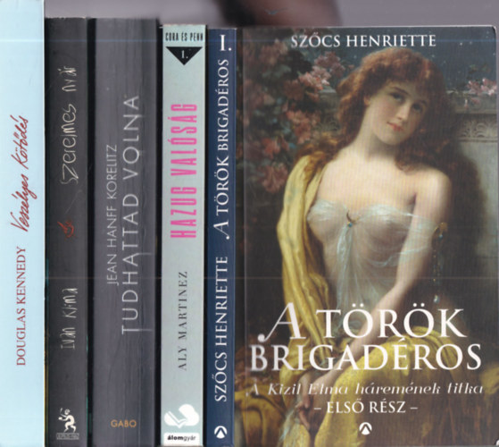 Sz�cs Henriette, Aly Martinez, Jean Hanff Korelitz, Ivan Klima, Douglas Kennedy - 5 db. romantikus reg�ny (A t�r�k brigad�ros + Hazug val�s�g + Tudhattad volna + Szerelmes ny�r + Vesz�lyes k�t�d�s)