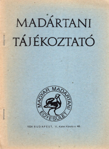 Madrtani tjkoztat 1978 jlius- augusztus