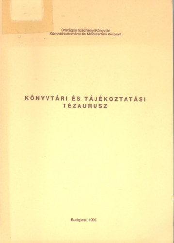 Könyvtári és tájékoztatási tezaurusz