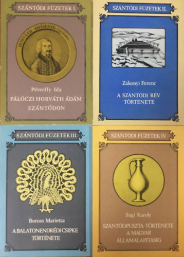 T�bb szerz� - Sz�nt�di f�zetek I-VIII - (8 helyt�rt�neti f�zet)