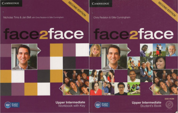 Chris Redston, Gillie Cunningham, Nicholas Tims, Jan Bell - face2face Upper Intermediate Student's Book + Workbook with Key