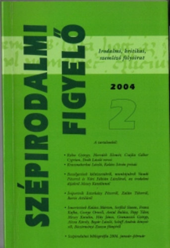 L. Simon Lszl (Szerk.) - Szpirodalmi figyel 2004/2