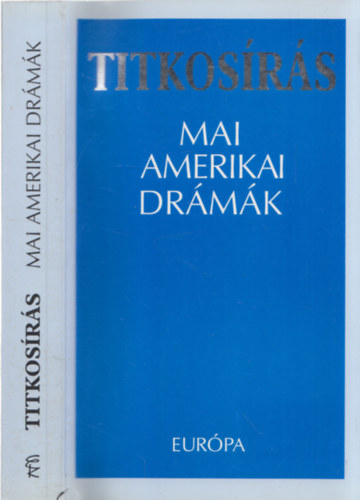 Upor László - Titkosírás - Mai amerikai drámák