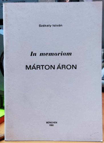 Székely István - In memoriam Márton Áron