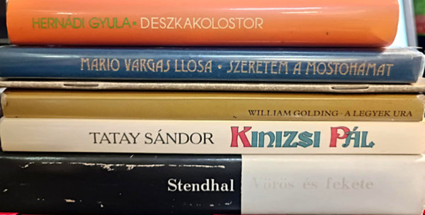 Stendhal, Mario Vargas LLosa, Herndi Gyula, Tatay Sndor, William Golding, Oscar Wilde - XX. szzadi knyvcsomag