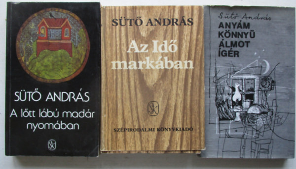 S�t� Andr�s - 2 db S�t� Andr�s k�tet: A l�tt l�b� mad�r nyom�ban, Any�m k�nny� �lmot �g�r, Az id� mark�ban