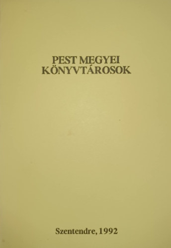 Pest megyei könyvtárosok