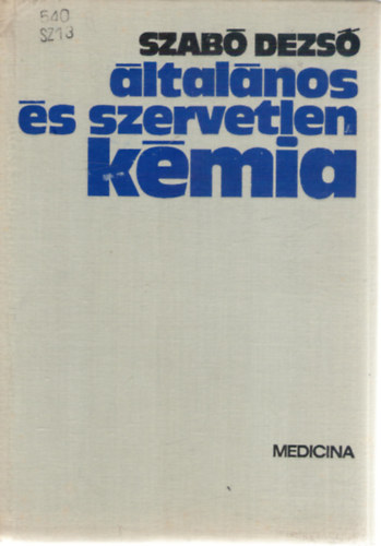 Straub F. Brun - ltalnos, szervetlen s analitikai kmia - Orvostanhallgatk szmra