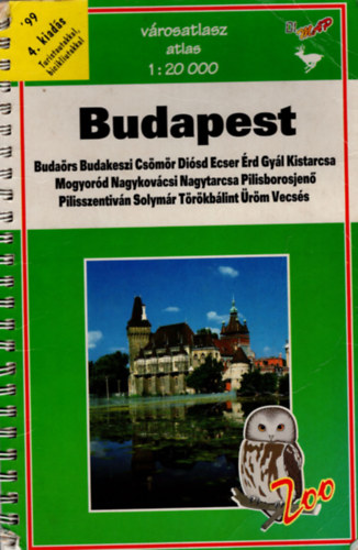 Budapest városatlasz 1: 20 000 (4. kiadás '99)