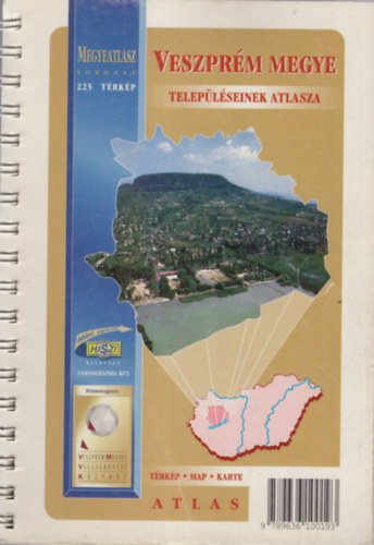 Veszprm megye teleplseinek  atlasza ( 255 telepls rszletes trkpe ) 1: 20. 000