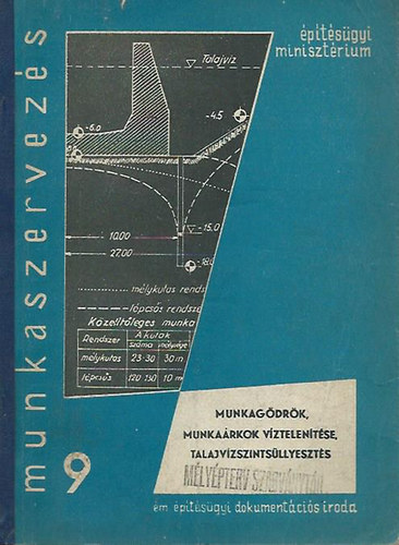 Munkagödrök, munkaárkok víztelenítése, talajvízszintsüllyesztés