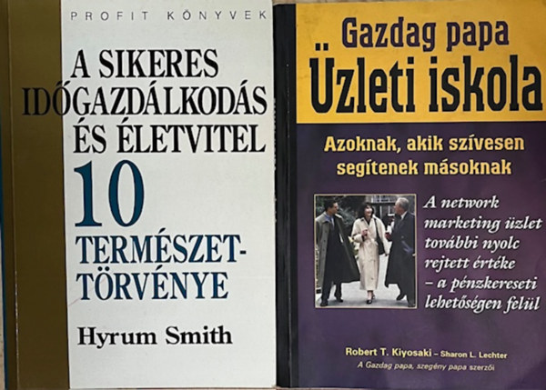 Robert T. Kiyosaki  - Sharon L. Lechter, Hyrum Smith - zleti let knyvcsomag (2 ktet)