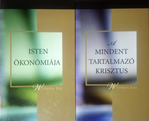 Witness Lee - Isten konmija + A mindent tartalmaz Krisztus