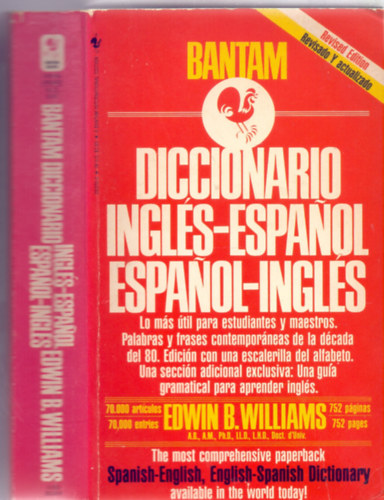 Edwin B. Williams (fszerk.) - Diccionario Ingls-Espanol, Espanol-Ingls