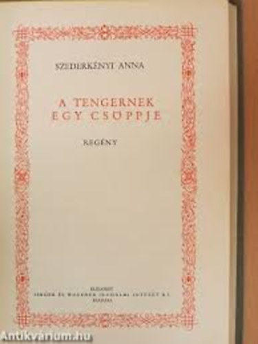 A tengernek egy csöppje