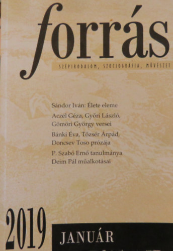 F�zi L�szl� (szerk.) - Forr�s 2019. janu�r 51. �vfolyam 2019. 1. sz�m