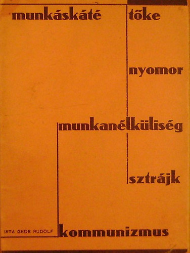 Grob Rudolf - Keresztyn munkskt