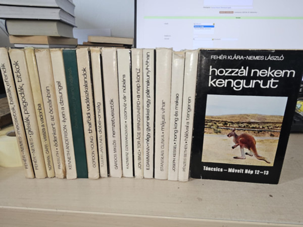 Fehr Klra-Nemes Lszl, Norman Carr, Passuth Lszl, Kenneth Anderson, Jrgen Bitsch, Gordon Young, Tuulikki Jantunen, Grdos Mikls, Kazimierz Dziewanowski, Jon Bing - Tor Age Bringsvaerd, - 16 db az tikalandok sorozatbl, KNYVMENT AJNLAT: Mecsetek, bask, efendik+ Gsk, pagodk, titkok+ Vissza a vadonba+ denkert az cenban+ Ilyen a dzsungel+ Jivaro indinok+ Thaifldi vadszkalandok+ Dibl-orszg+ Nemzetveszt