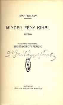 Jean Allary - Minden fny kihal