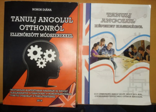 Boros Diána - 2 db Boros Diána "Tanulj angolul": Otthonról ellenőrzött módszerekkel + Képeket használva
