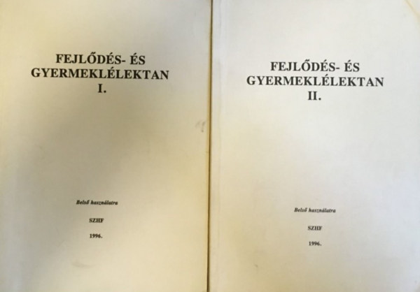 Fejl�d�s- �s gyermekl�lektan I-II.