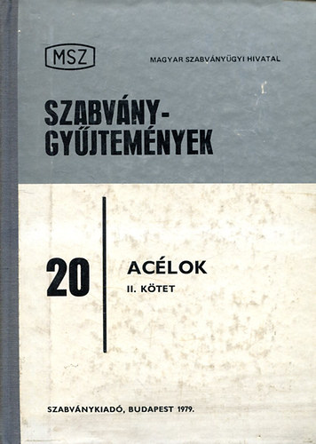 Szabvnygyjtemnyek - Aclok II.