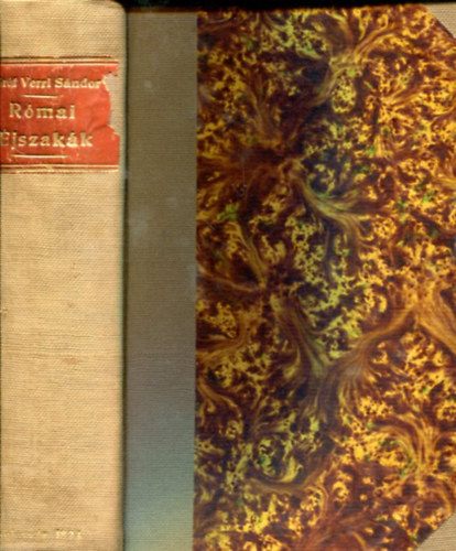 Gróf Verri Sándor - Római éjszakák I-II (egybekötve)