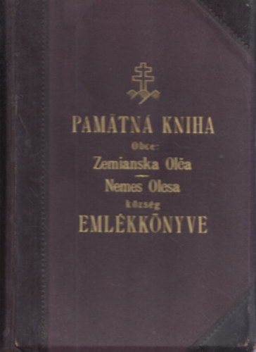 Nemes Olcsa kzsg emlkknyve (kitltetlen pldny)
