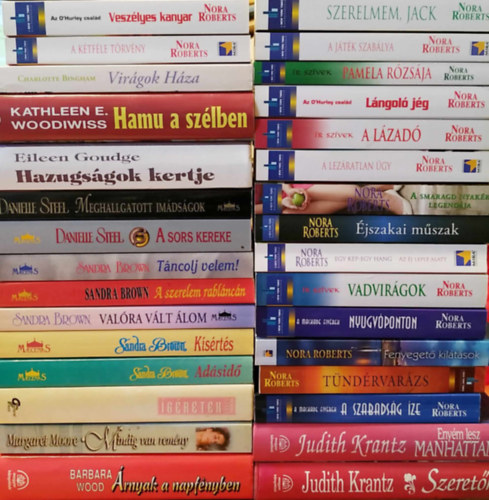 31 db romantikus kötet