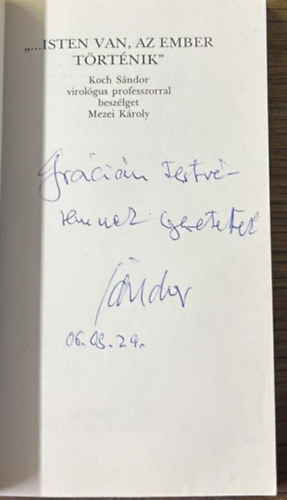 Mezei K�roly - ...Isten van, az ember t�rt�nik