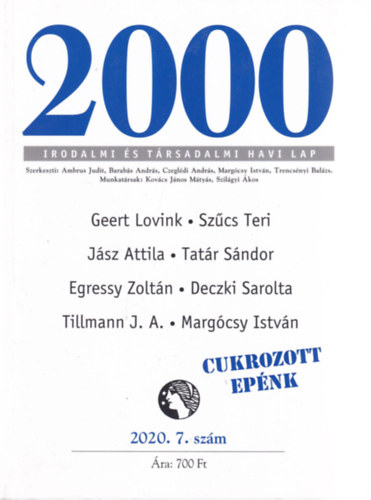 2000 Irodalmi s Trsadalmi Havi Lap - 2020. 7. szm