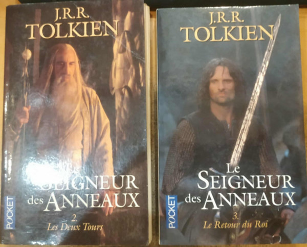 J. R. R. Tolkien - 2 db Le Seigneur des Anneaux: 2. Les Deux Tours + 3. Le Retour du Roi