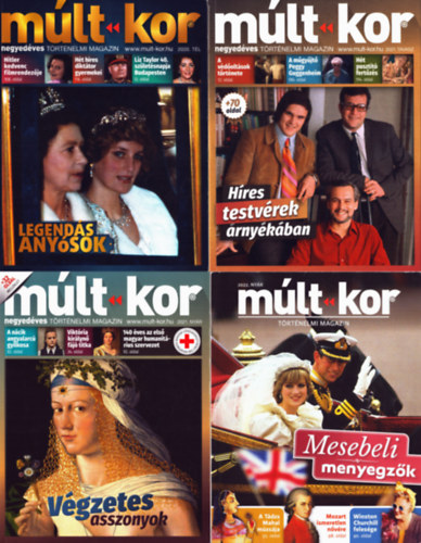 Mur�nyi G�bor szerk., Bartal Csaba (f�szerk.) - 4 db M�lt-kor t�rt�nelmi magazin: 2020 t�l - 2021 tavasz - 2021 ny�r - 2022 ny�r