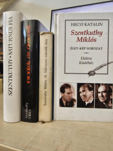 Szentkuthy Mikls - Inicilk s menek + Saturnus fia + II. Szilveszter msodik lete+ Szentkuthy Mikls let-kp sorozat (KNYVMENT AJNLAT 4DB)