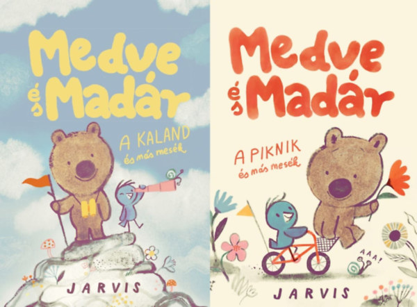 Jarvis - 2 db a Medve s Madr sorozatbl: Medve s Madr - A kaland s ms mesk + Medve s Madr piknik s ms mesk