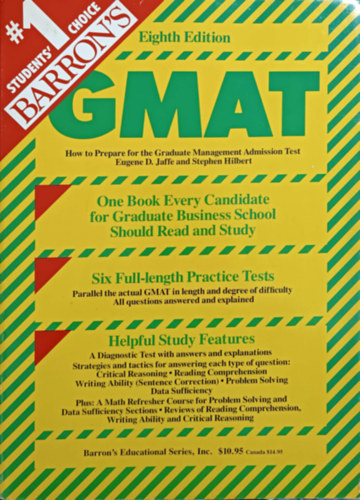 Eugene D. Jaffe, Stephen Hilbert - How to Prepare for the Graduate Management Admission Test (GMAT)
