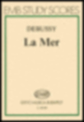 Debussy, Claude - La Mer - Z40038