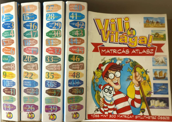 Vili Világa I-IV. (1-52 teljes) + Vili világa matricás atlasz