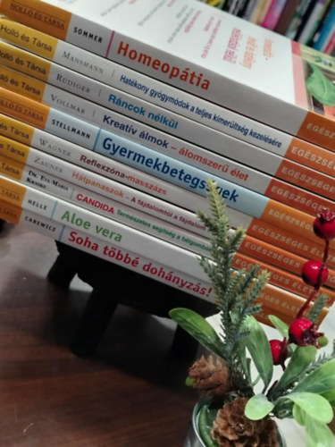 Swen Sommer, Vinzen Mansmann, Margit Rüdiger, Klausbernd Vollmar, Stellmann, Hermannmichael, Franz Dr. Wagner, Renate Zauner, Eva-Maria Kraske, Eva Helle, Carewicz, Otmar-Carewicz, Boris - KÖNYVMENTŐ AJÁNLAT, 10 DB. Egészséges életmód sorozat. Homeopátia, Hatékony gyógymódok a teljes kimerültség kezelésére, Ráncok nélkül - A fiatalság és a szépség megőrzése, Kreatív álmok - Álomszerű élet, Gyermekbetegsége